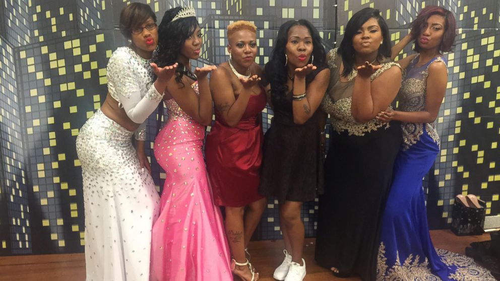 PHOTO: Destyni Tyree (second from left) celebrating prom. She was named prom queen. 