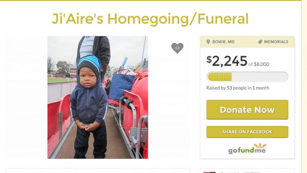 PHOTO: A GoFundMe page to raise money for Ji'Aire Lee. 