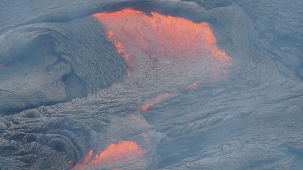 PHOTO:  The lava flow from Kilauea volcano in Hawaii has advanced more than five football fields in the last 48 hours.