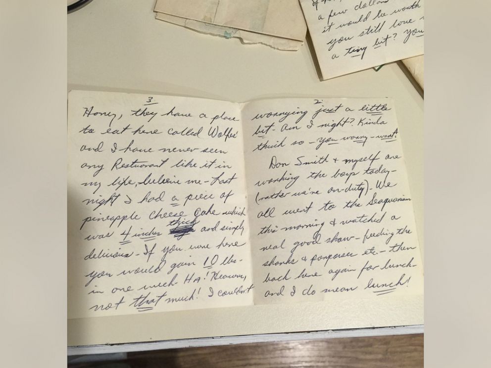 PHOTO: Frank VanNostrand and his wife are trying to reunite this love letter, written on Nov. 20, 1957, with the woman it's addressed to.