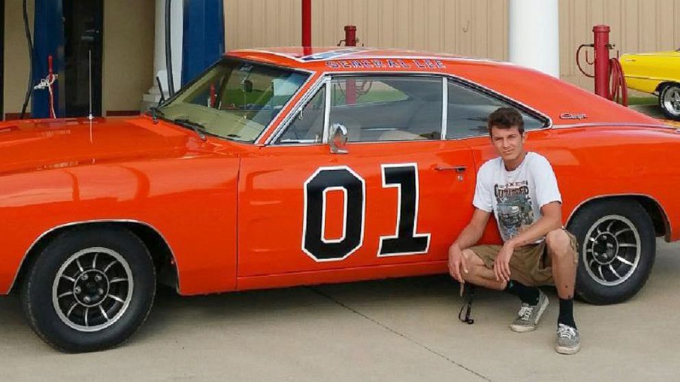 Make-A-Wish transformed Justin Reaser's Dodge Charger into an exact replica of the General Lee car from "The Dukes of Hazzard."