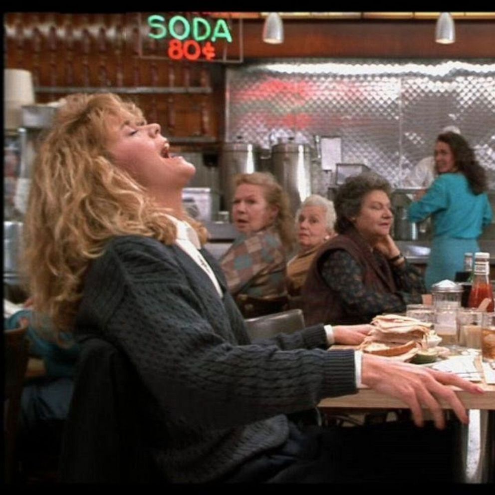 PHOTO: Meg Ryan and Billy Crystal appear in a scene from the 1989 movie, "When Harry Met Sally..." 