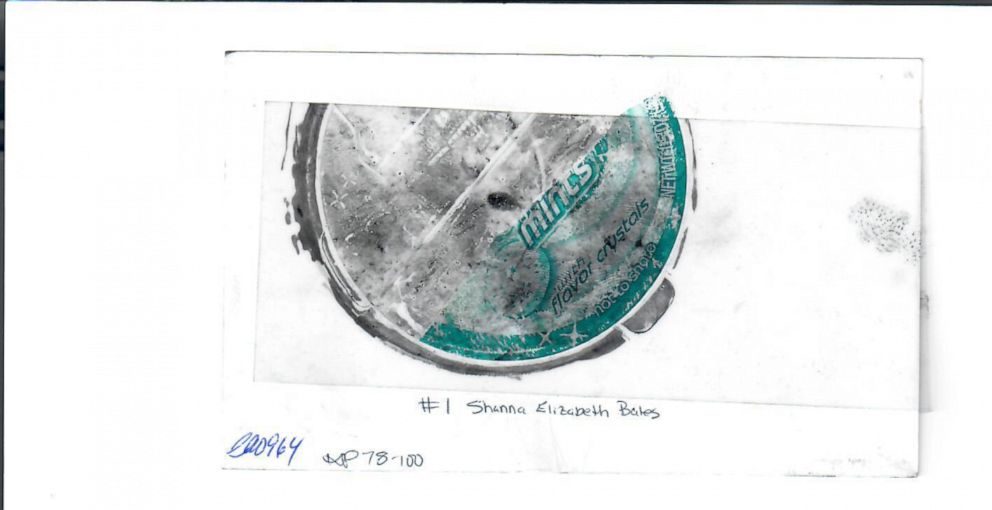 PHOTO: The mint container found in Cari Farver's car.