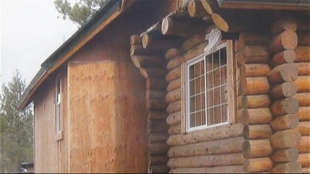 PHOTO: A cabin in Klamath County, Ore., was stolen and was later discovered half a mile away across a field.