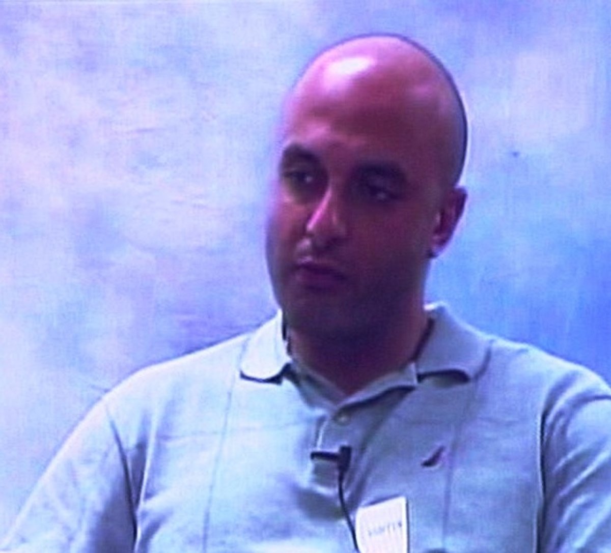 Mohamed Shihadeh is shown here during an interview with the Boynton Beach Police Department.