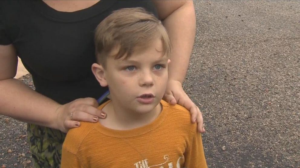 PHOTO: Seven-year-old Jack Swanson donated all the contents of his piggy bank to The Islamic Center of Pflugerville in Texas after it was found vandalized on Nov. 16, 2015, according to police. 