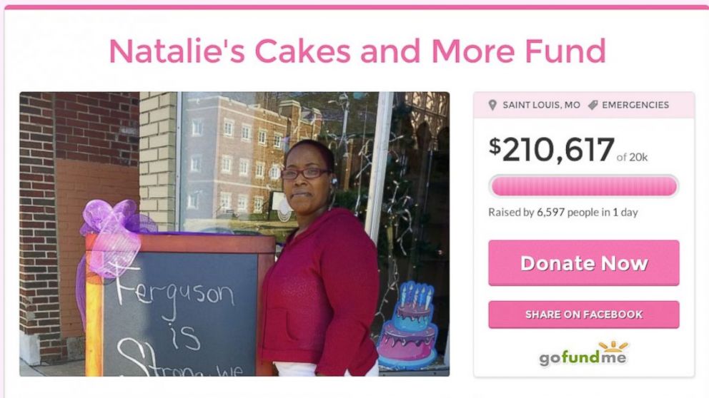 PHOTO: The GoFundMe page for Natalie's Cakes and More. 
