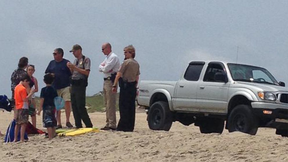 PHOTO: This image tweeted by Mike Will shows an alleged shark attack in North Carolina on June 26, 2015.
