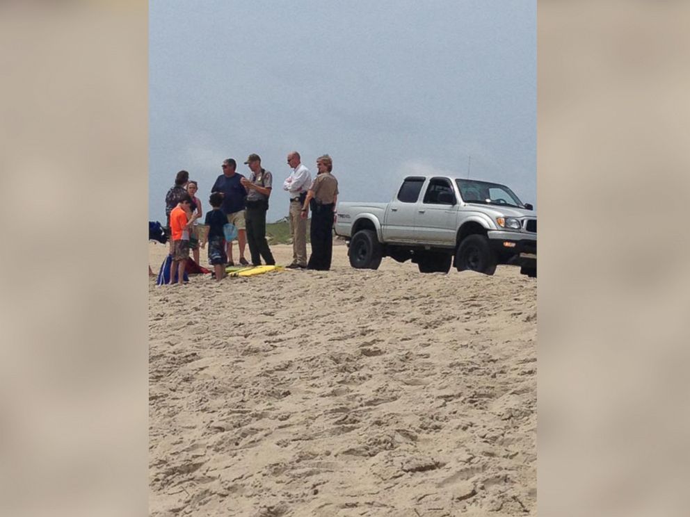 PHOTO: This image tweeted by Mike Will shows an alleged shark attack in North Carolina on June 26, 2015.