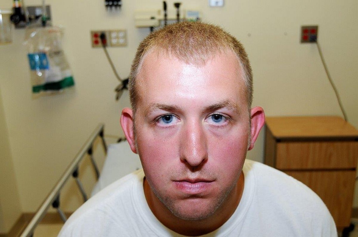 PHOTO: Ferguson, Mo. police officer Darren Wilson is pictured in evidence photos released by the St. Louis County Prosecutor's Office on Nov. 24, 2014.