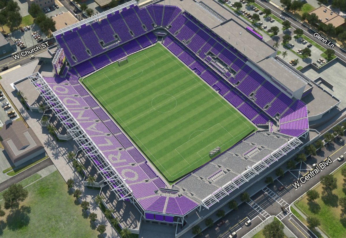 PHOTO: A virtual view of Orlando City's new proposed soccer stadium, as seen on the club's website.