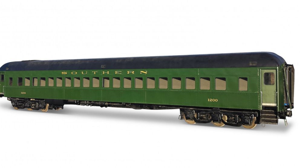 PHOTO: A Southern Railway No. 1200 heavyweight passenger coach with segregated compartments. 