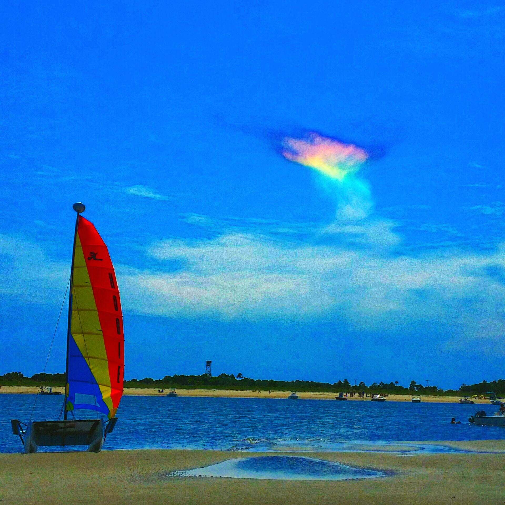 Amazing photo: 'Fire rainbow' is stunner