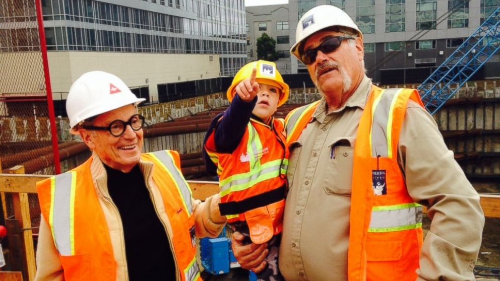 Renzo Lombardi's wish to be a construction foreman was granted by Make-A-Wish Greater Bay Area.