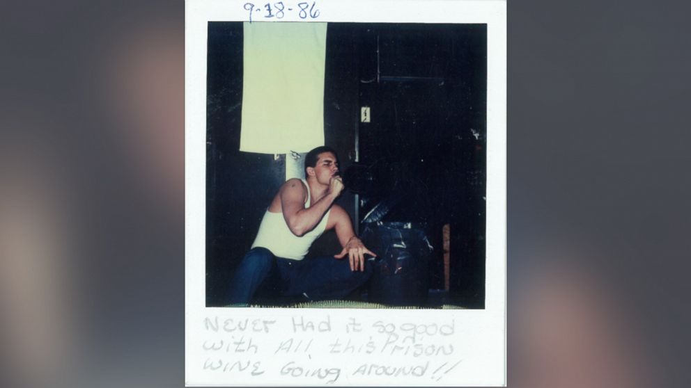 PHOTO: Richard Matt is pictured in this never before seen Polaroid photo at Elmira Correctional Facility in 1986.