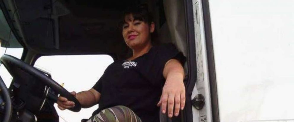 Jesseca Orosco, as known as "Road Queen," has been driving a truck for more than seven years. ht_roadqueen1_le_180406_hpMain_12x5_992.