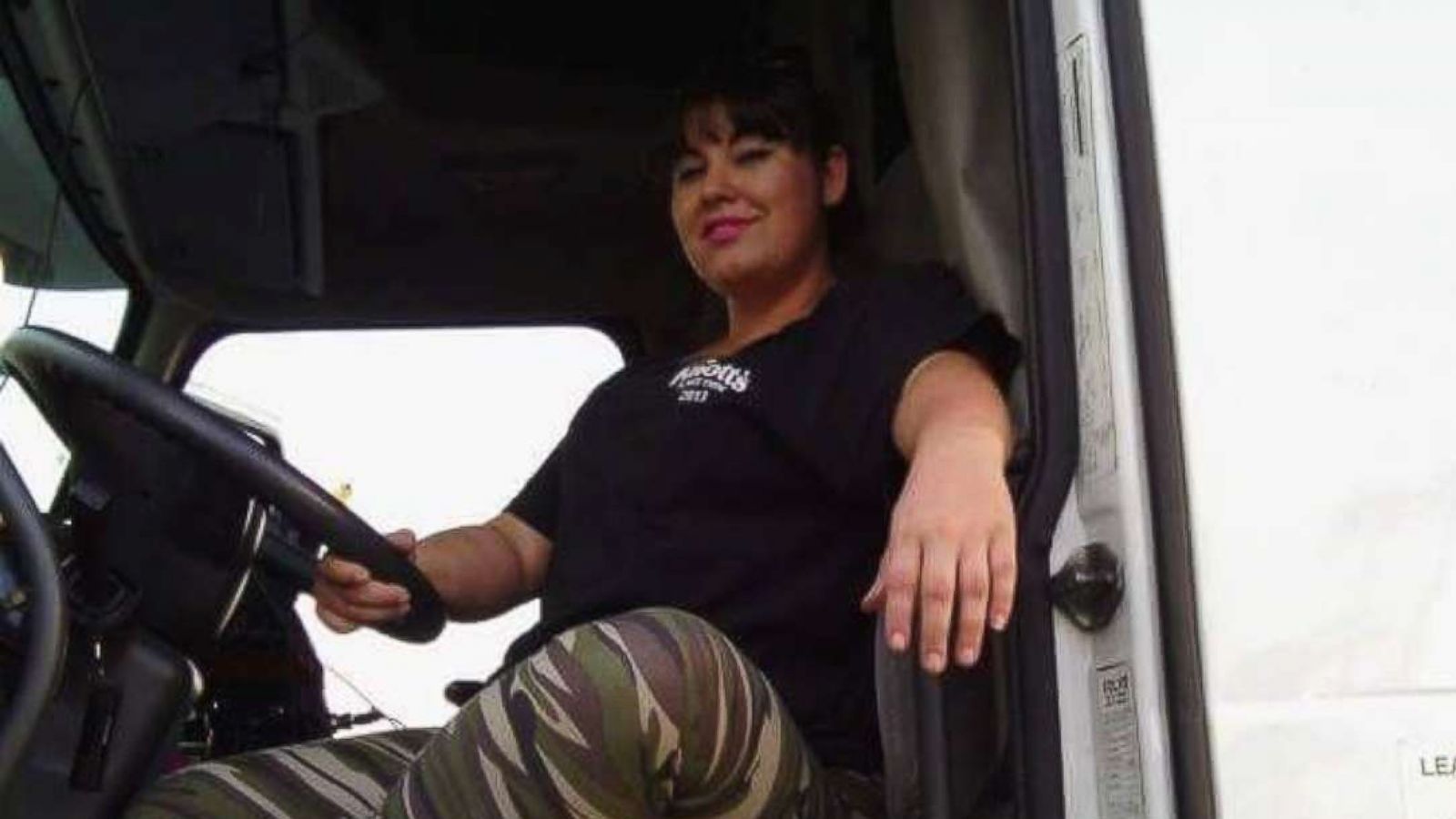 Jesseca Orosco, as known as "Road Queen," has been driving a truck for more than seven years.