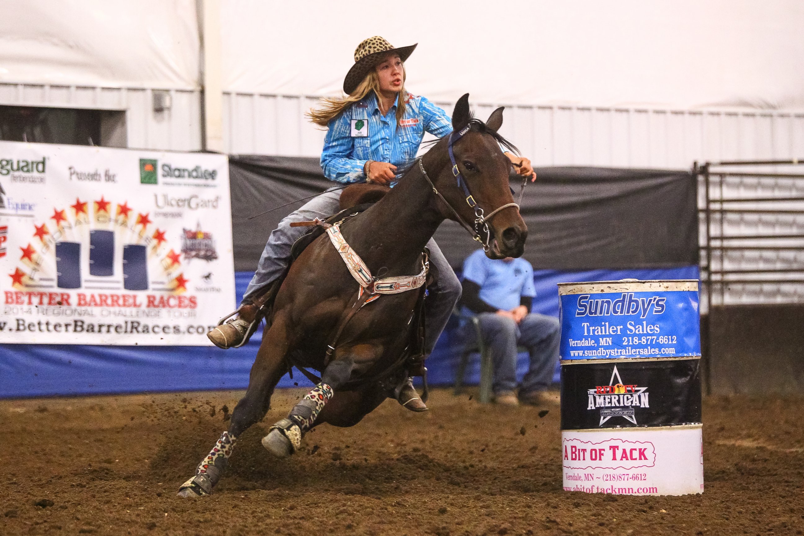 PHOTO: Adeline Nevala, seen here in competition, will compete in The
American Rodeo, an event in Arlington, Texas.