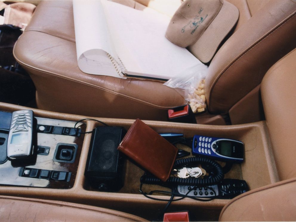 Cell phones police say were found in Scott Petersons car when it was searched in 2003.