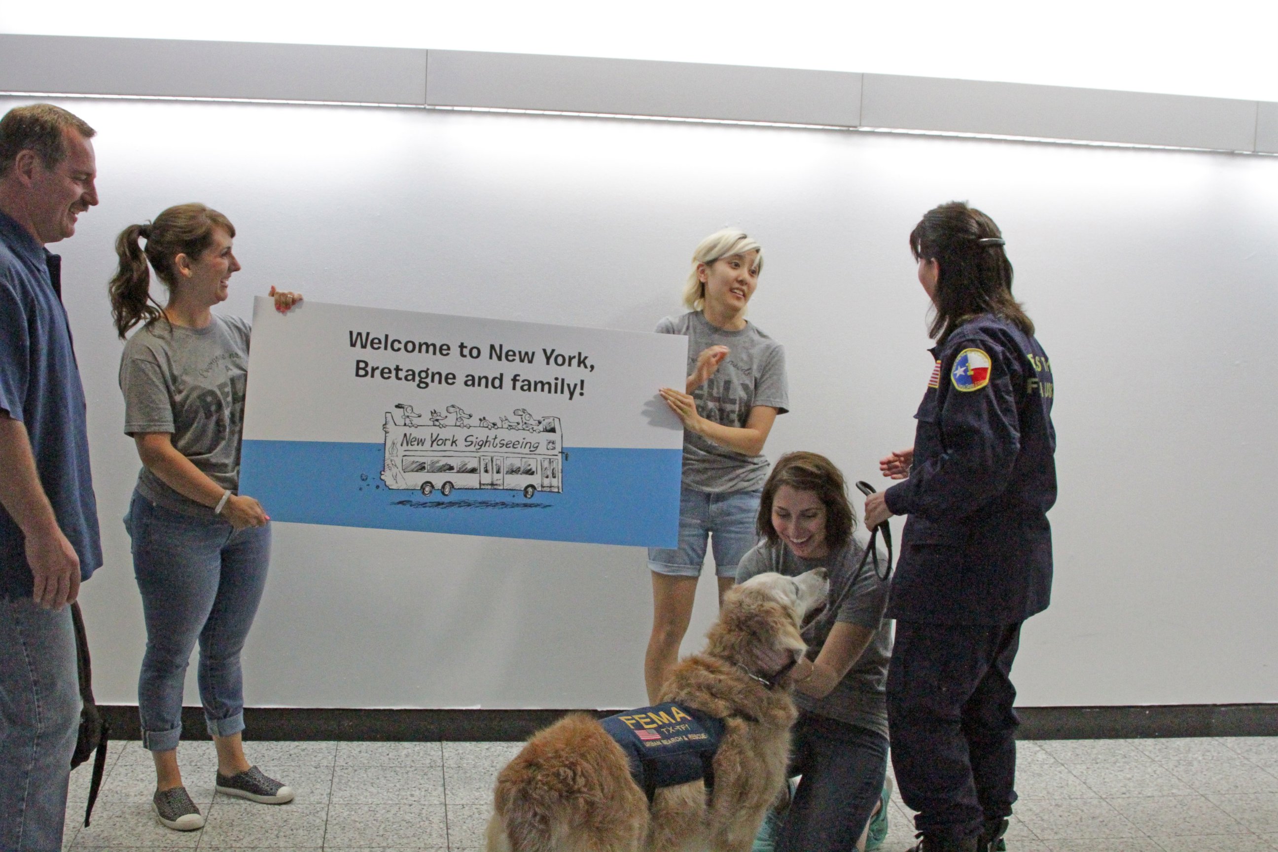 PHOTO: Bretagne, the last known living 9/11 search-and-rescue dog, was honored for her service and given a 16th birthday celebration on Sept. 4, 2015. 