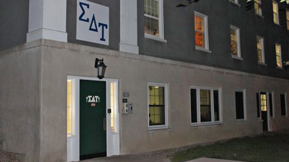 The outside of the Sigma Delta Tau sorority house at Union College in New York.