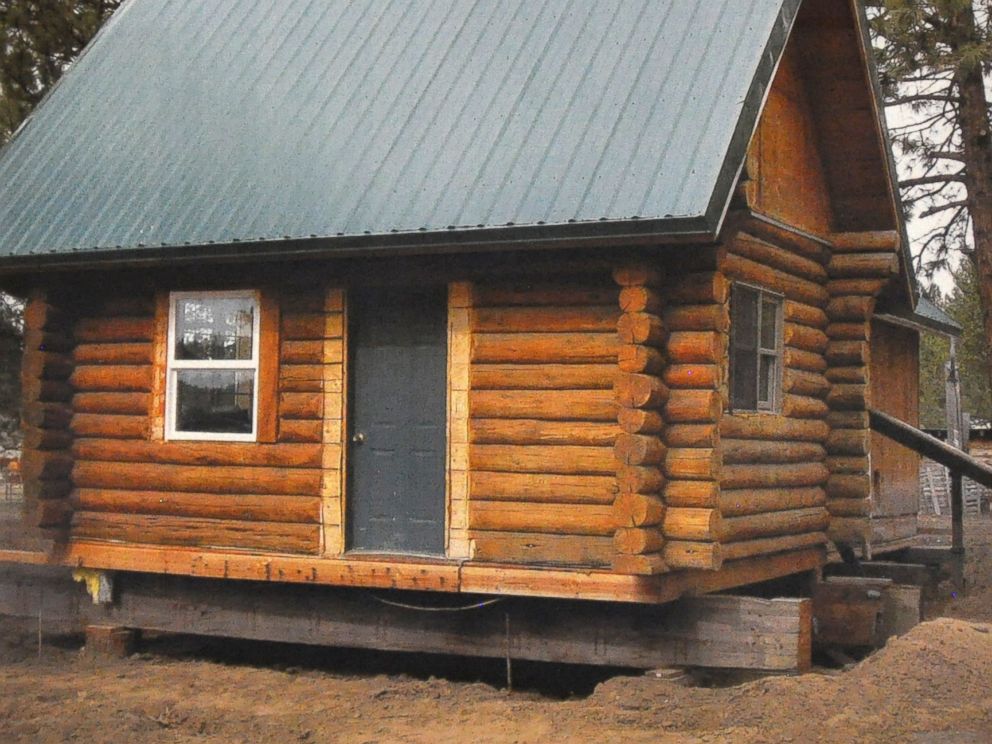 PHOTO: A cabin in Klamath County, Ore., was stolen and was later discovered half a mile away across a field.