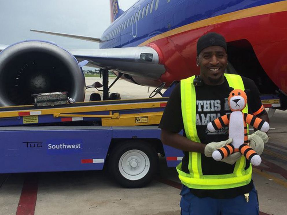 PHOTO: Employees at Tampa International Airport took photos with a stuffed animal that was accidentally left behind and later presented the owner of the toy, a six-year-old boy named Owen, with a book of the photos that depicted his adventures.