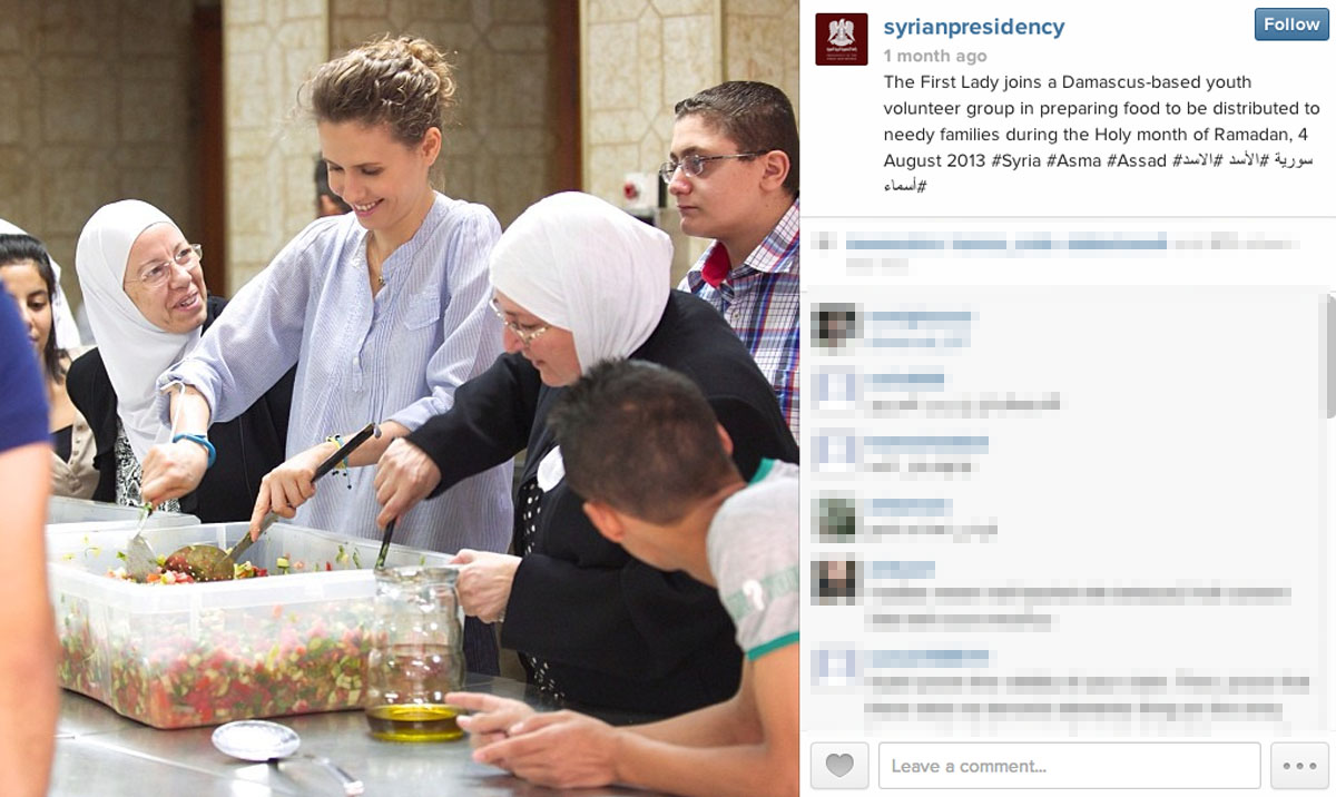 PHOTO: Asma Assad