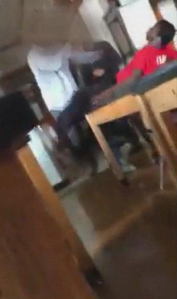 PHOTO: A teacher aide from a Milwaukee high school has been fired after a video was posted to social media of him tackling a student to the ground.