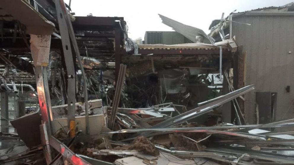 PHOTO: The devastation in East Texas after tornadoes ripped through the area on April 29, 2017.
