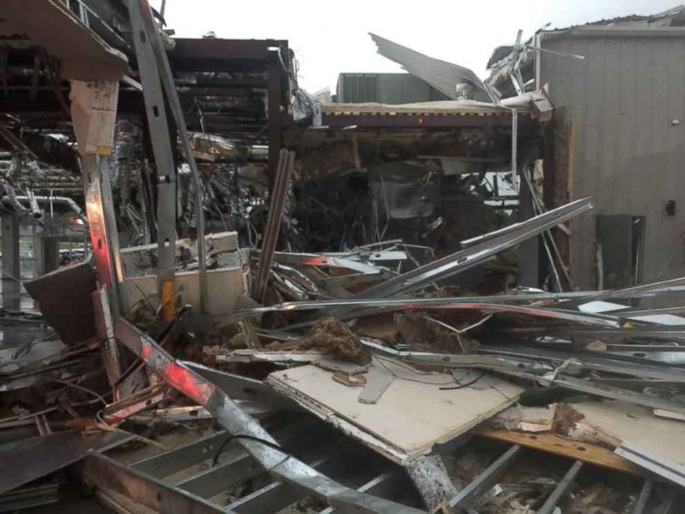PHOTO: The devastation in East Texas after tornadoes ripped through the area on April 29, 2017.