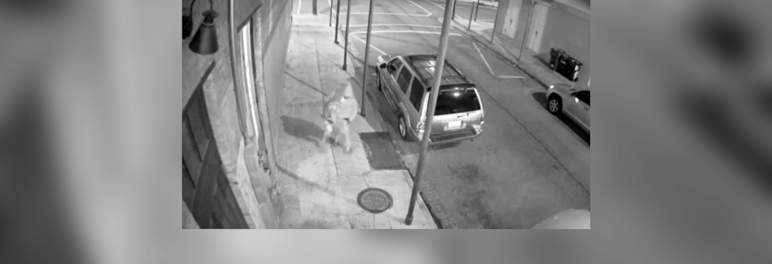 PHOTO: Surveillance footage shows the suspect, identified by police as Euric Cain, carrying a woman towards his car on Nov. 20, 2015.