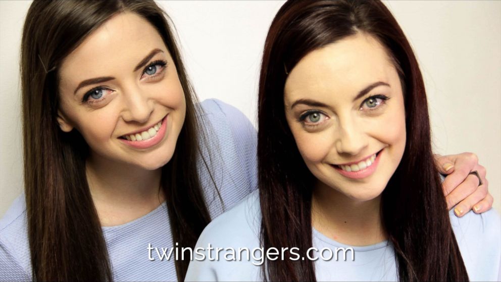 Niamh Geaney, 26 and her doppelganger Karen Branigan, 29, are pictured here. 