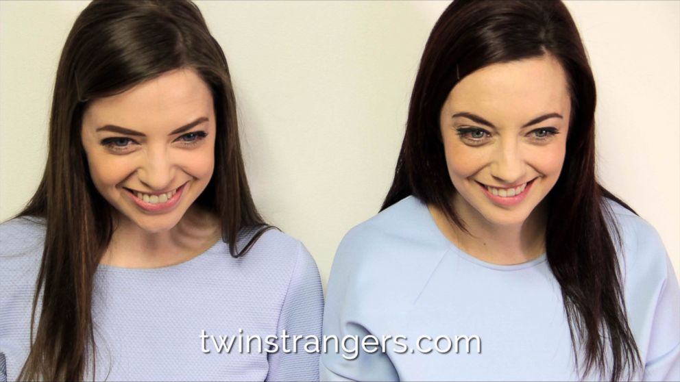 PHOTO: Niamh Geaney, 26 and her doppelganger Karen Branigan, 29, are pictured here. 