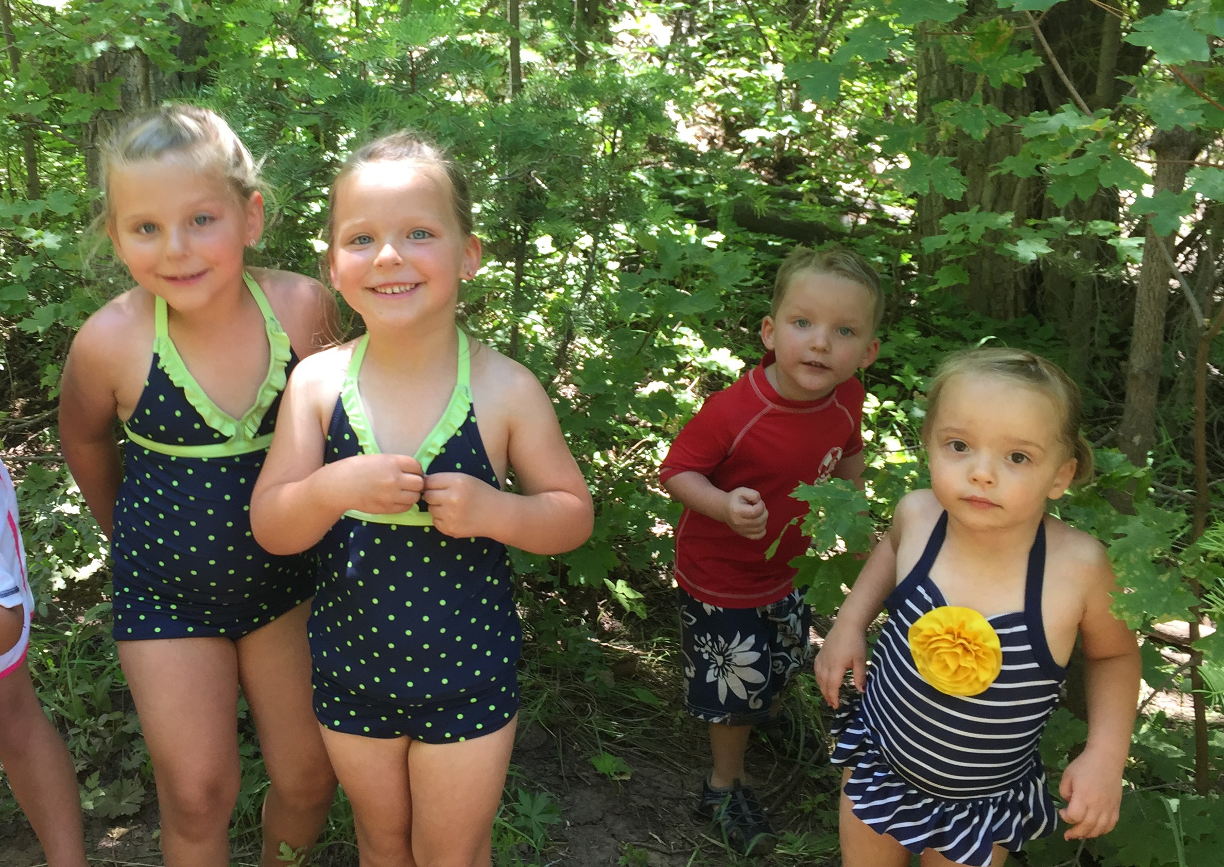 PHOTO: Madison, McKell, Kole, and Hallie are pictured in June 2015.