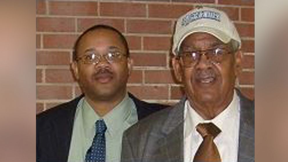 PHOTO: Sean Jenkins with his grandfather, Charles Benning.