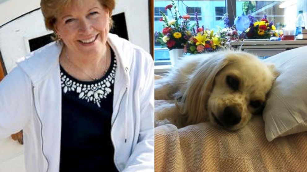 PHOTO: Vicki Gardner, left, and her dog Buddy, right, are pictured. 