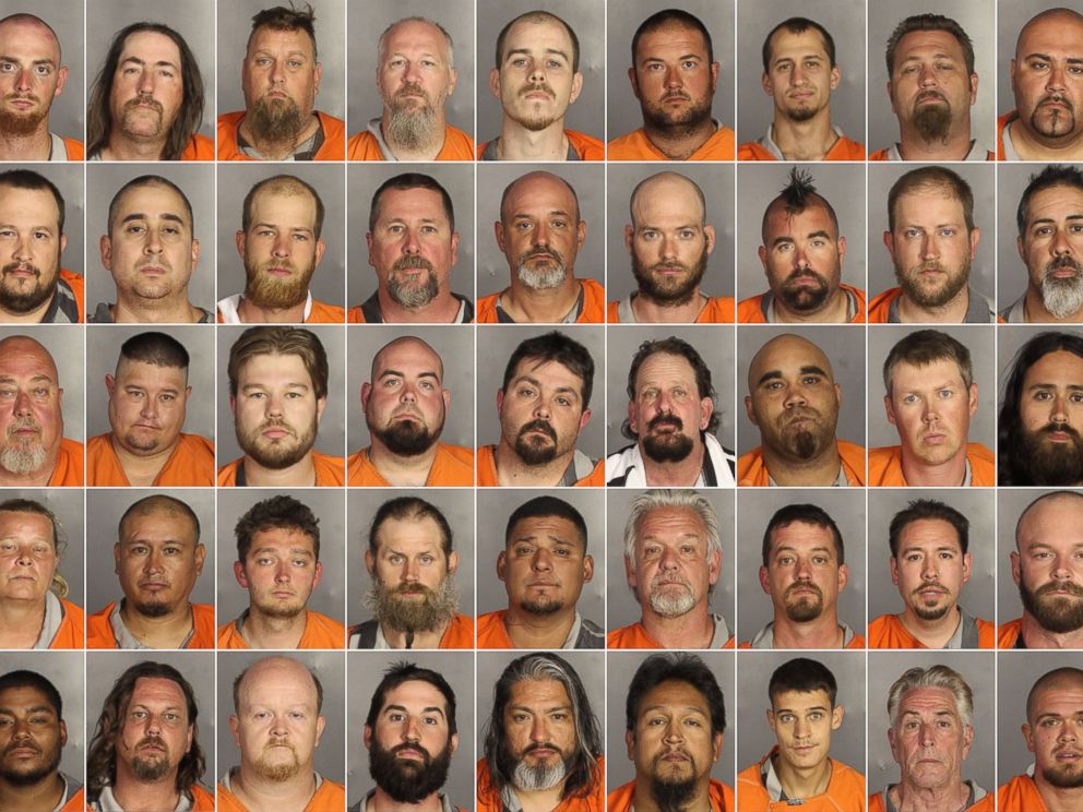 PHOTO: These mugshots were released by officials after 170 people were arrested following a deadly brawl that erupted at a Waco, Texas restaurant on May 17, 2015.