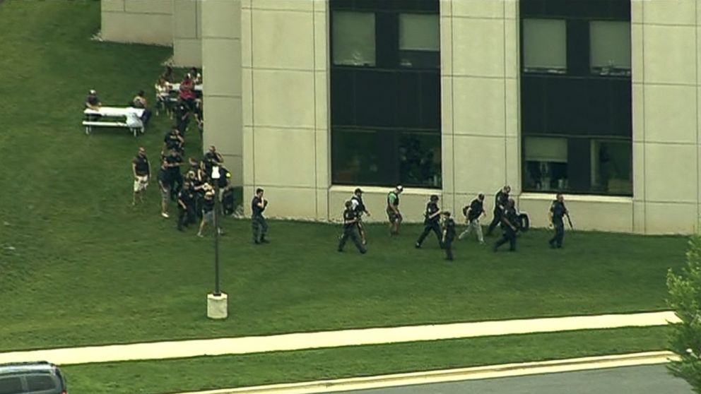 PHOTO: The scene at Walter Reed National Military Medical Center in Bethesda, Maryland, July 6, 2015. 