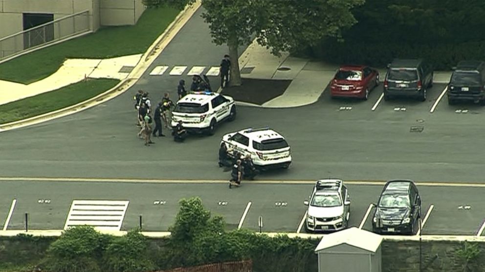 PHOTO: The scene at Walter Reed National Military Medical Center near Bethesda, Maryland, July 6, 2015. 