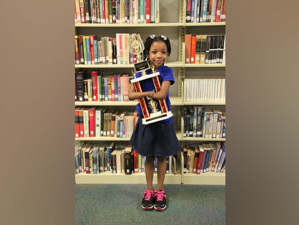 PHOTO: Virginia first-grader Anaya Ellick, 7, beat out 50 other contestants to win the 2016 the Nicholas Maxim Special Award for Excellence in Manuscript Penmanship.
