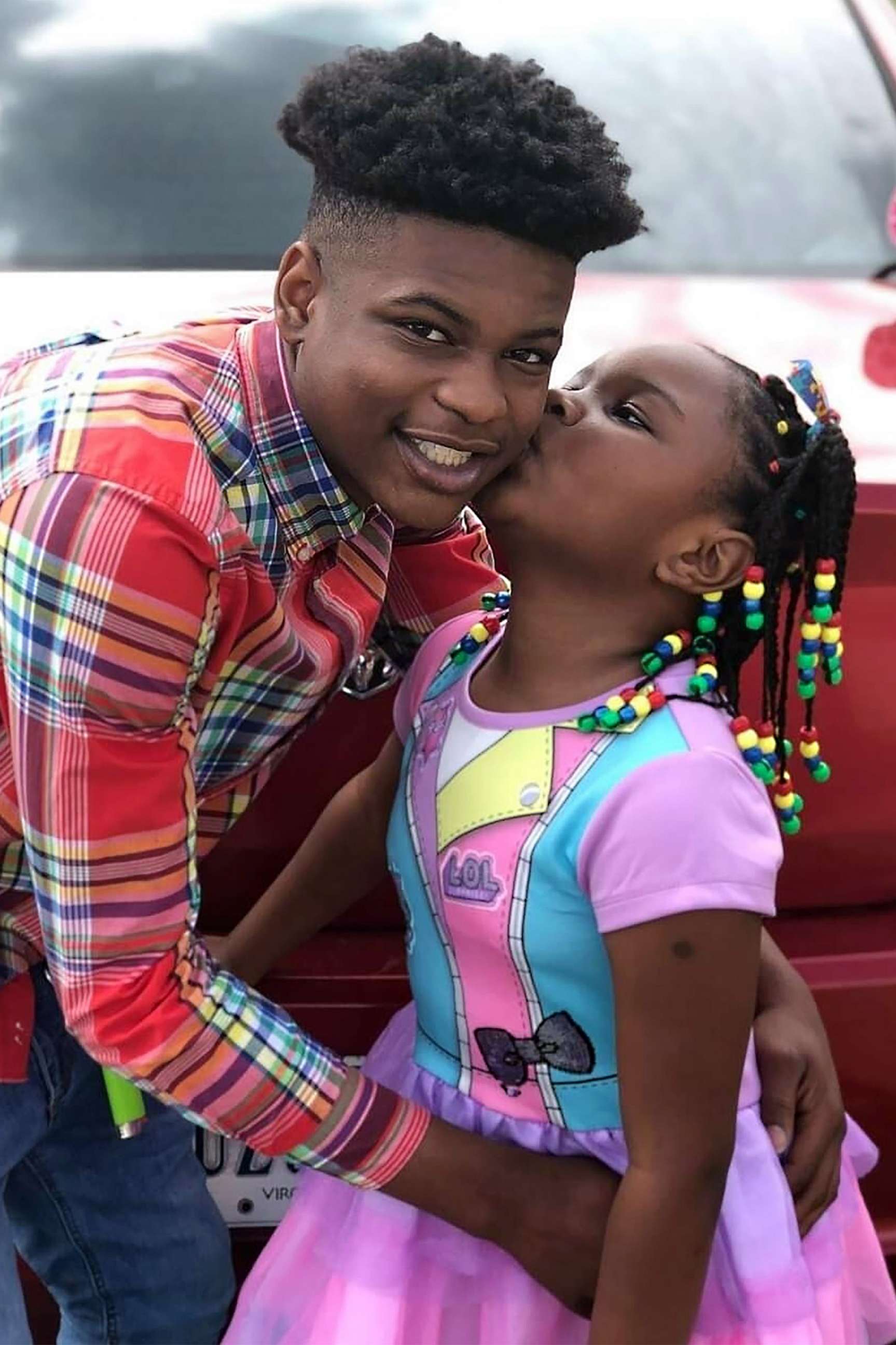 PHOTO: Shawn Jackson and his 9 year old sister