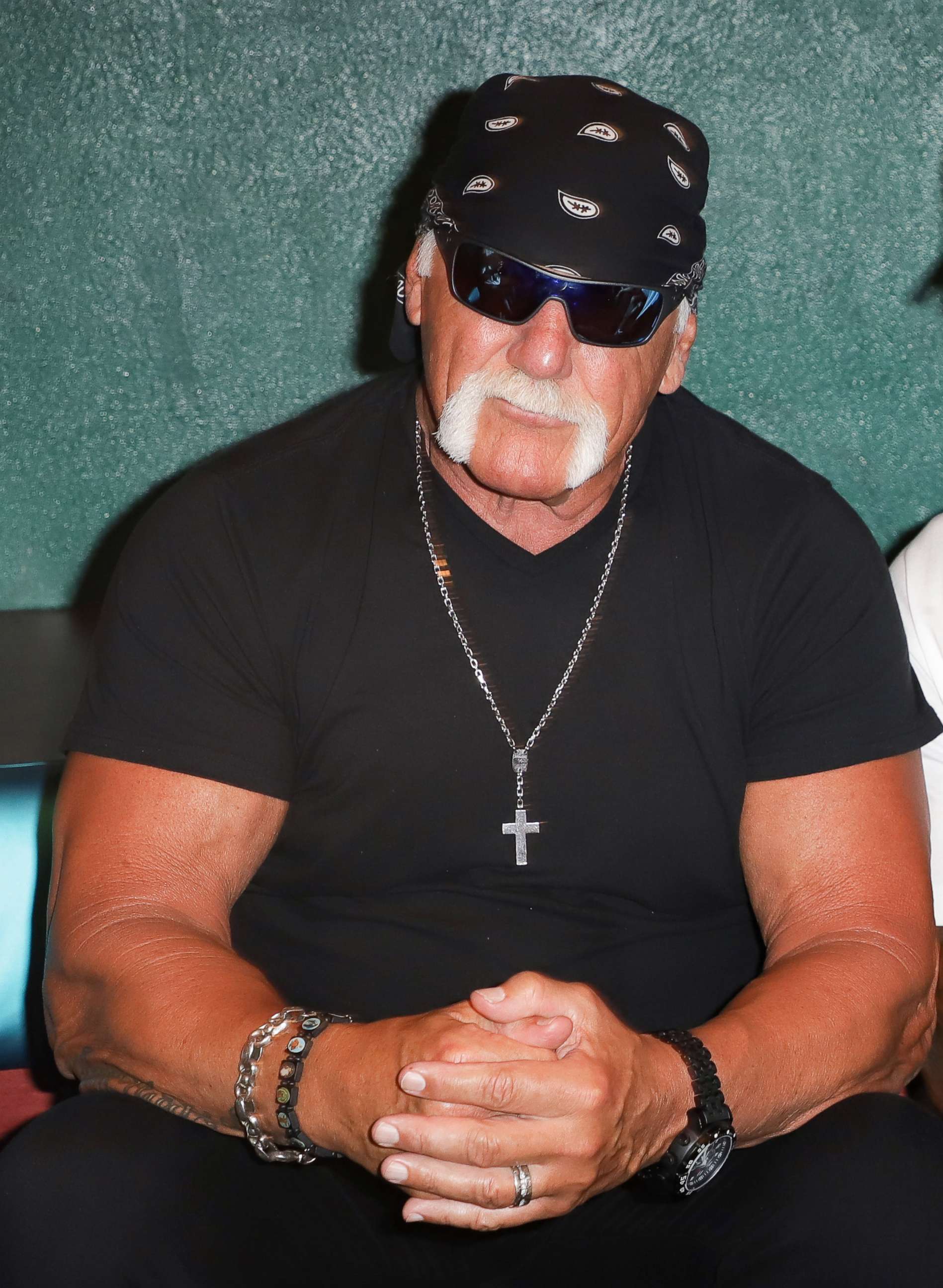 PHOTO: Hulk Hogan attends Celebrity Sports Agent Darren Prince's Private Event For His New Best Selling Book 'Aiming High', October 8, 2018, in Miami.