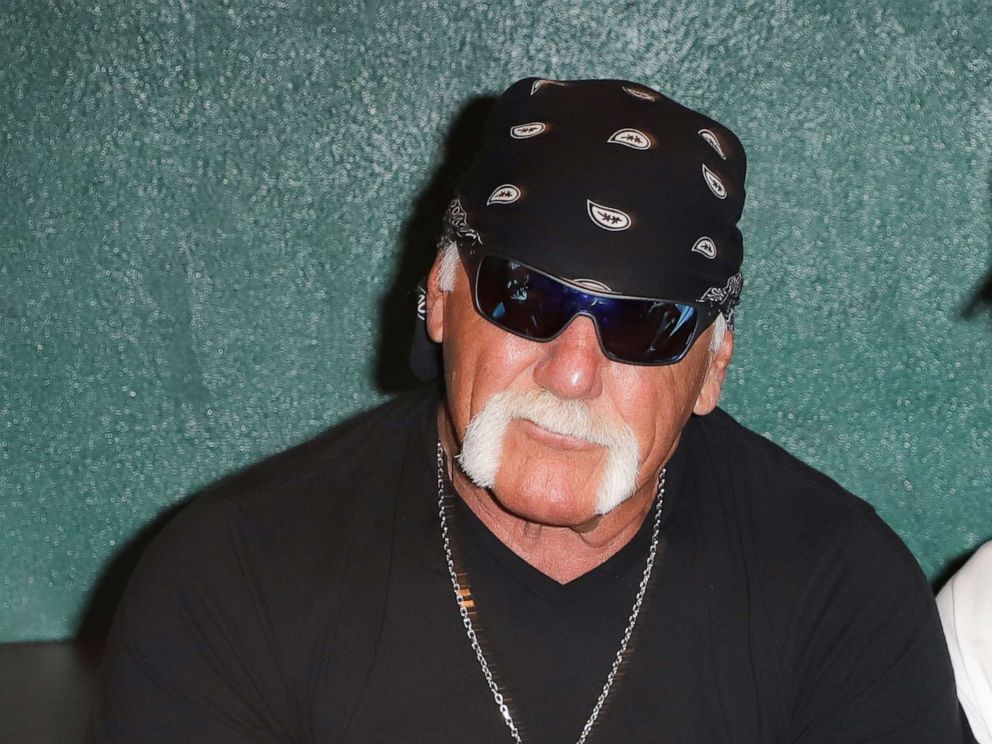 PHOTO: Hulk Hogan attends Celebrity Sports Agent Darren Princes Private Event For His New Best Selling Book Aiming High, October 8, 2018, in Miami.