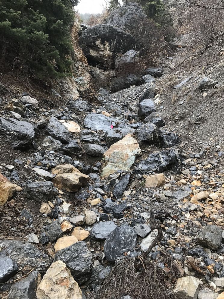 PHOTO: Utah County Sheriff's Office shared this photo of the area where human remains where found.