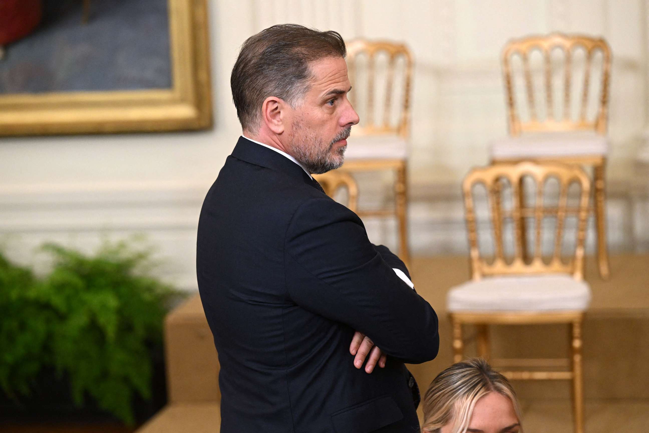 PHOTO: Hunter Biden attends a Presidential Medal of Freedom ceremony honoring 17 recipients, in the East Room of the White House in Washington, DC, July 7, 2022.