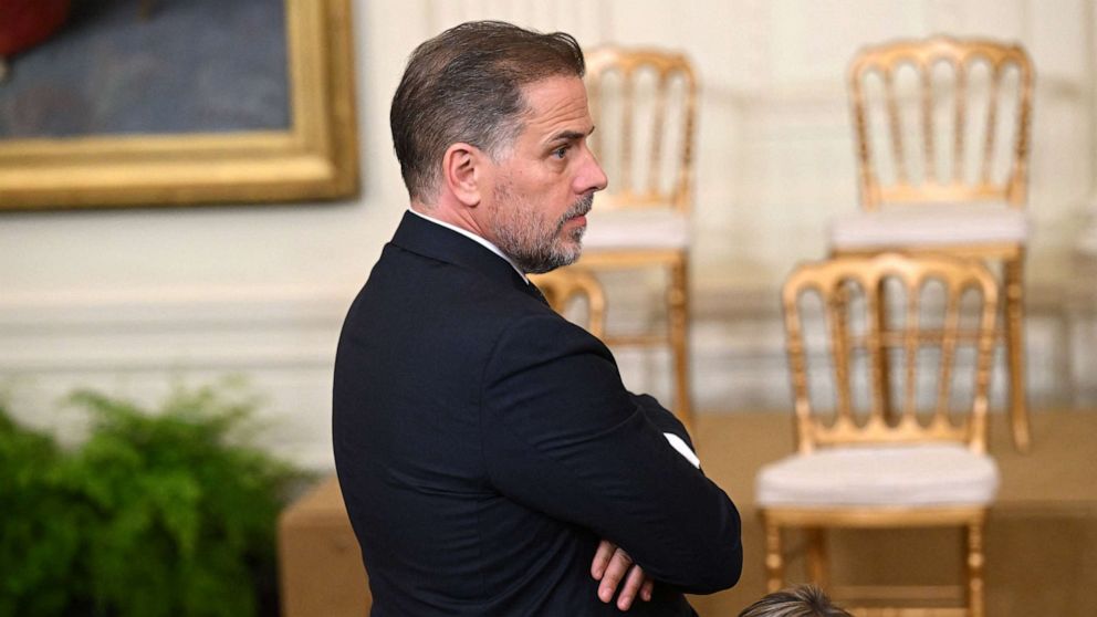 PHOTO: Hunter Biden attends a Presidential Medal of Freedom ceremony honoring 17 recipients, in the East Room of the White House in Washington, DC, July 7, 2022.