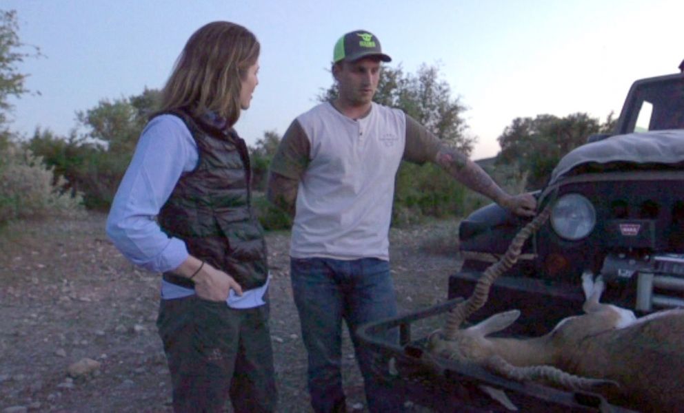 PHOTO: Hunter Pelham, 22, first tried to hunt a blackbuck six years ago.