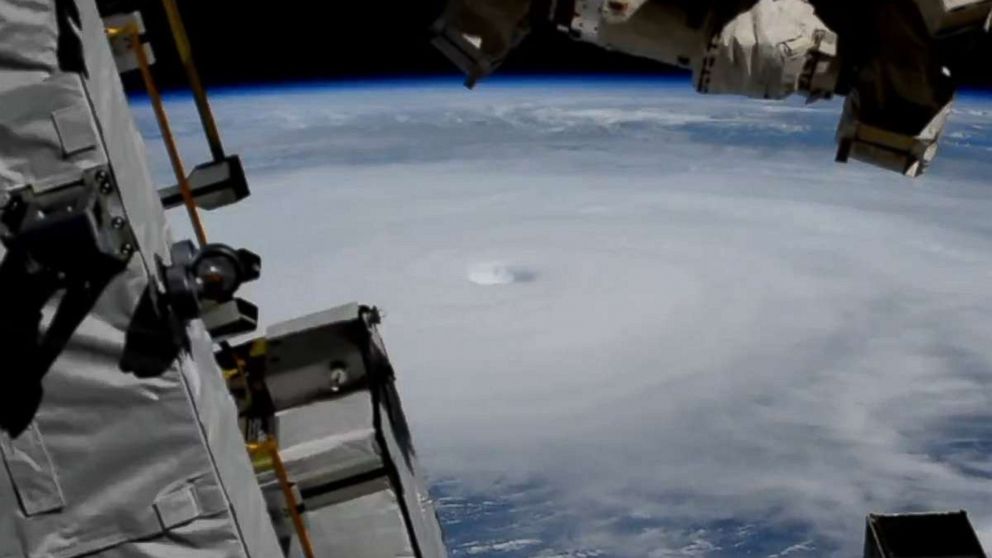 PHOTO: Hurricane Michael is seen from the International Space Station, Oct. 10, 2018.