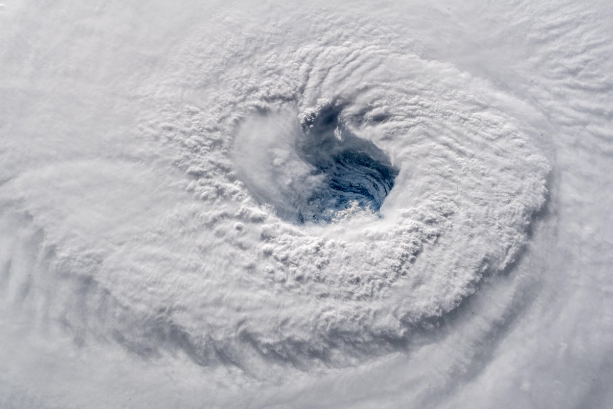 PHOTO: Ever stared down the gaping eye of a category 4 hurricane? It's chilling, even from space. #HurricaneFlorence #Horizons 